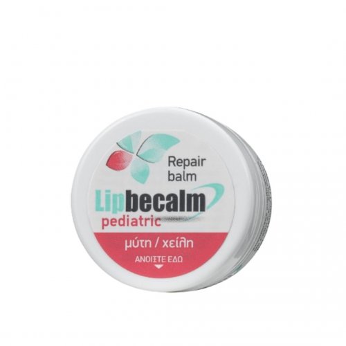 BeCalm Lipbecalm Pediatric Jar Επανορθωτικό βάλσαμο χειλιών και μύτης για παιδιά & βρέφη, 10ml